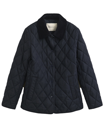 Gant - Slim Quilted Jakke - Evening Blue